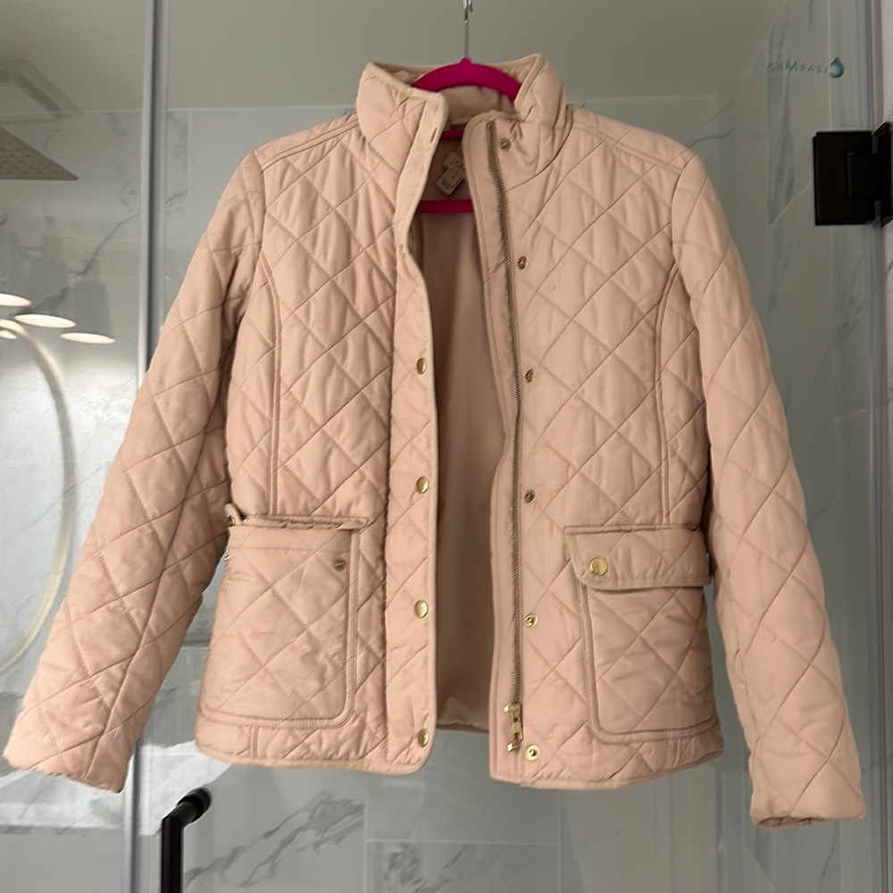 J Crew Quilted Jacket SIZE: XS